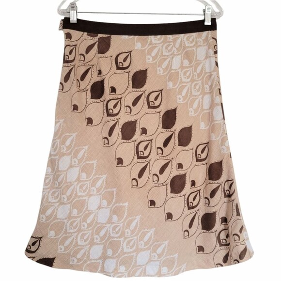 Vintage Old Navy Y2K 2005 Linen Blend Skirt Size 6 - Picture 6 of 6